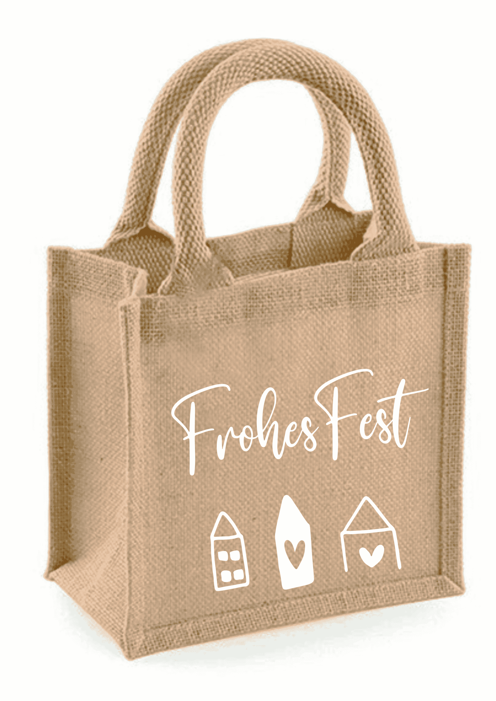 frohes Fest Jutetasche