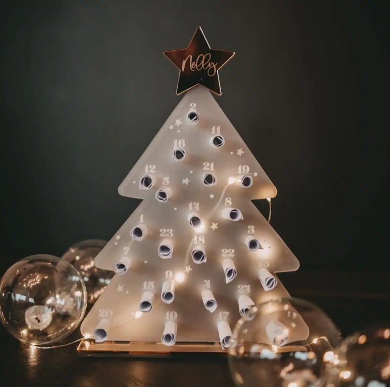 personalisierter Adventskalender Tanne