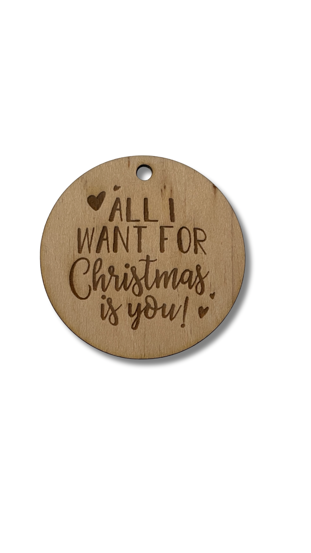 Geschenkanhänger All I want for Christmas